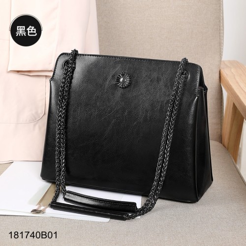 Women's Fashion Leather Bag Bucket Bag