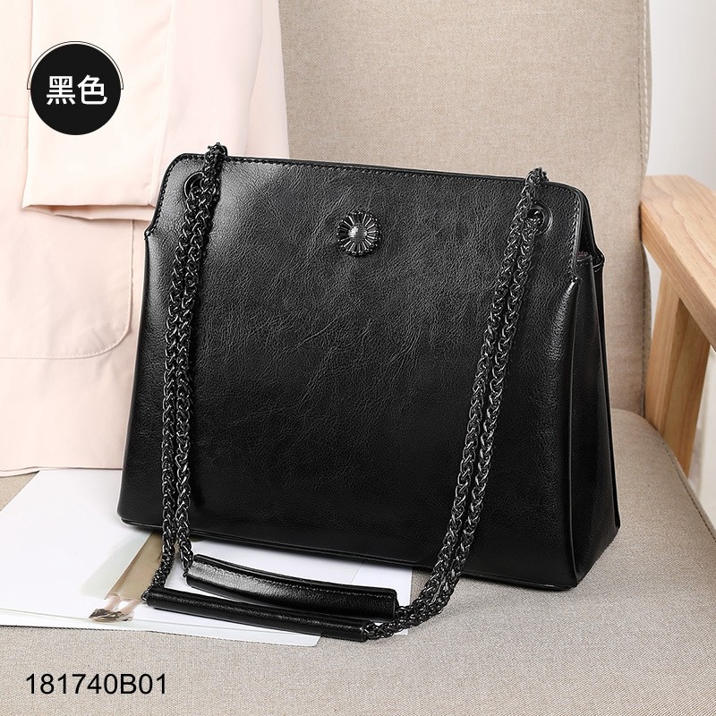 Women's Fashion Leather Bag Bucket Bag