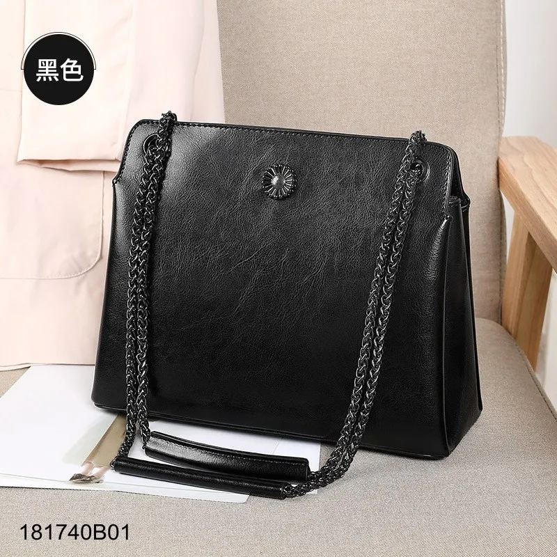 Women's Fashion Leather Bag Bucket Bag