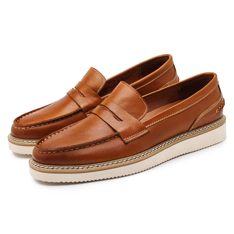 Men's Leather Loafer Shoes