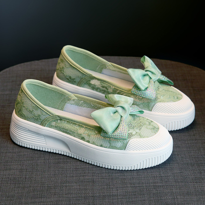 Women's Casual Lace Flat Shoes