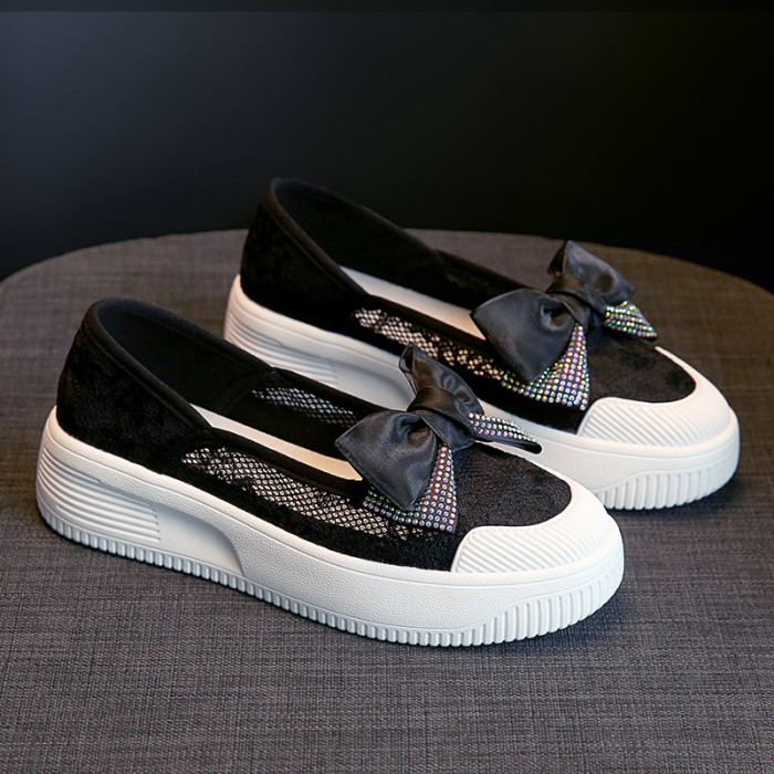 Women's Casual Lace Flat Shoes