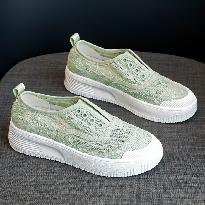 Women's Casual Lace Flat Shoes
