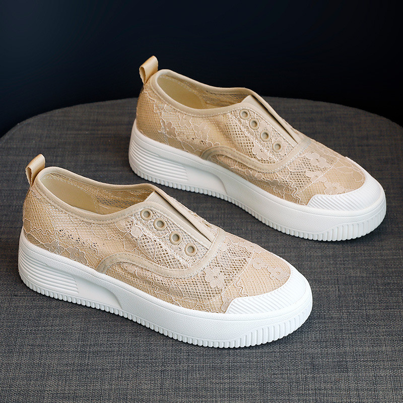 Women's Casual Lace Flat Shoes