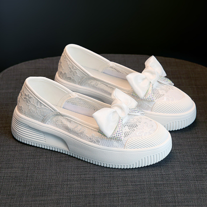 Women's Casual Lace Flat Shoes