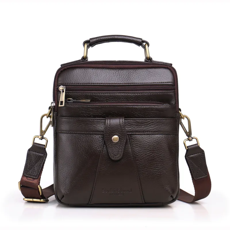 Men's True Leather Handbag Crossover Bag