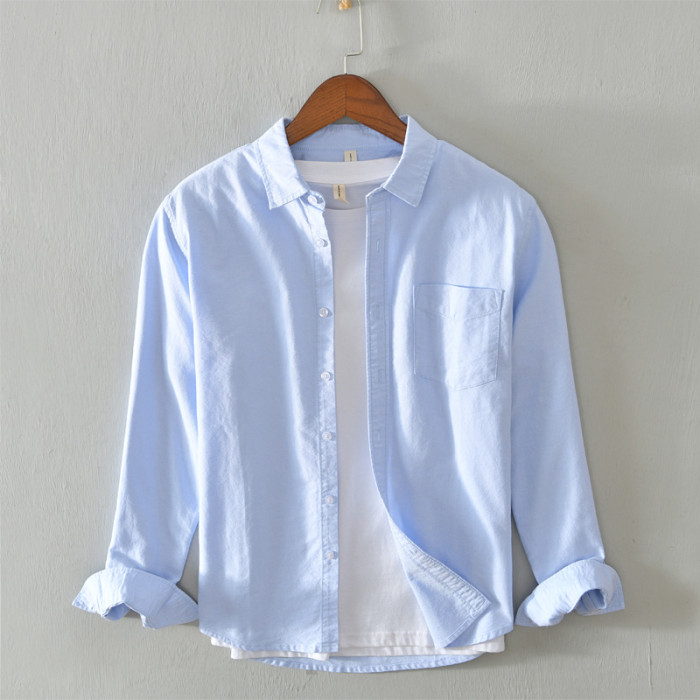 Men's Long Sleeve Cotton Shirts
