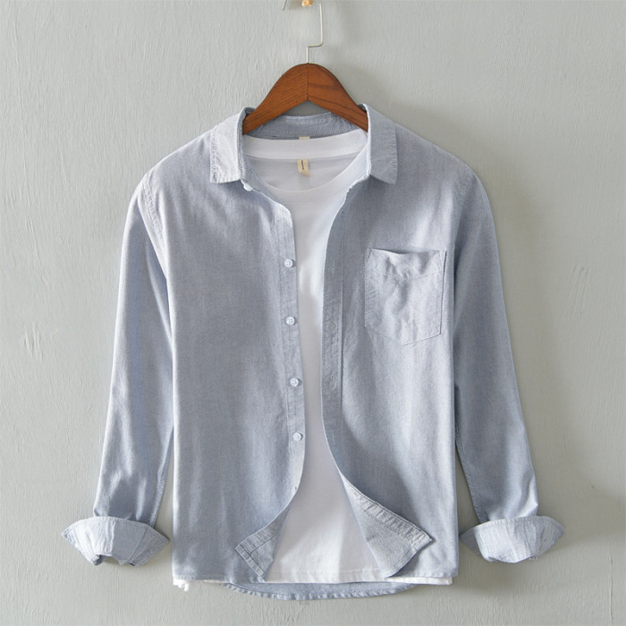 Men's Long Sleeve Cotton Shirts