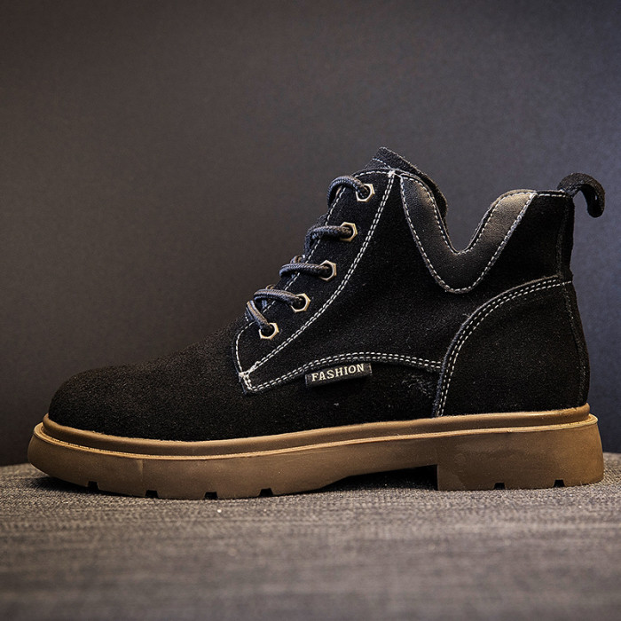 Women's Fashion Leather Hiking Boots