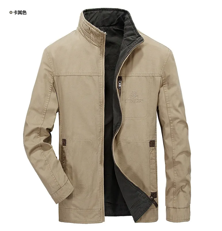 Men's Fashion Denim Fabric Jacket