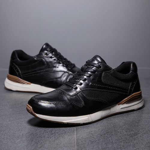 Men's Fashion Leather Casual Flat Shoes