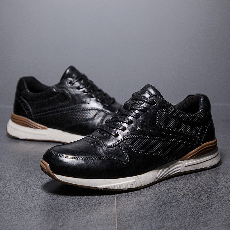 Men's Fashion Leather Casual Flat Shoes
