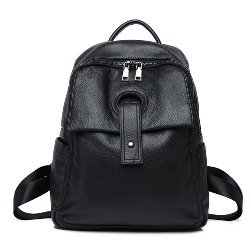 Men's Women's Fashion Leather Backpack
