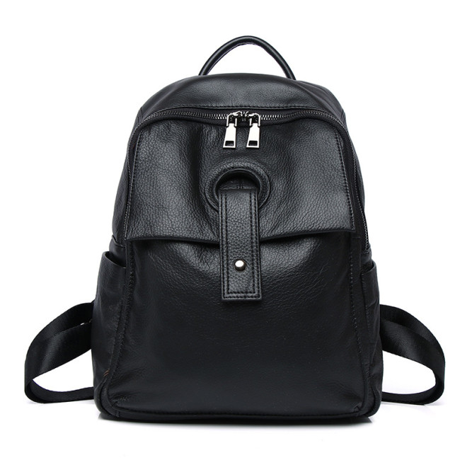 Men's Women's Fashion Leather Backpack