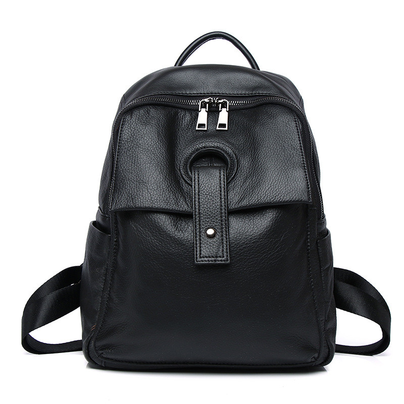 Men's Women's Fashion Leather Backpack