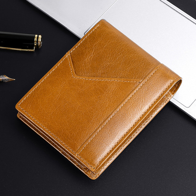 Men's Fashion Leather Wallet Coin Cardholder
