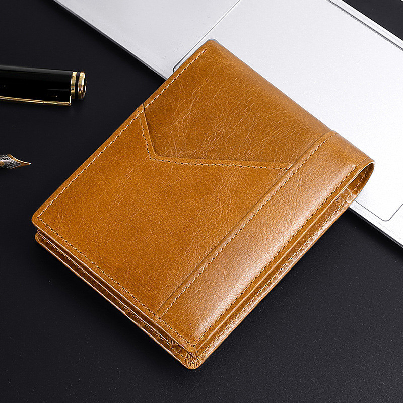 Men's Fashion Leather Wallet Coin Cardholder