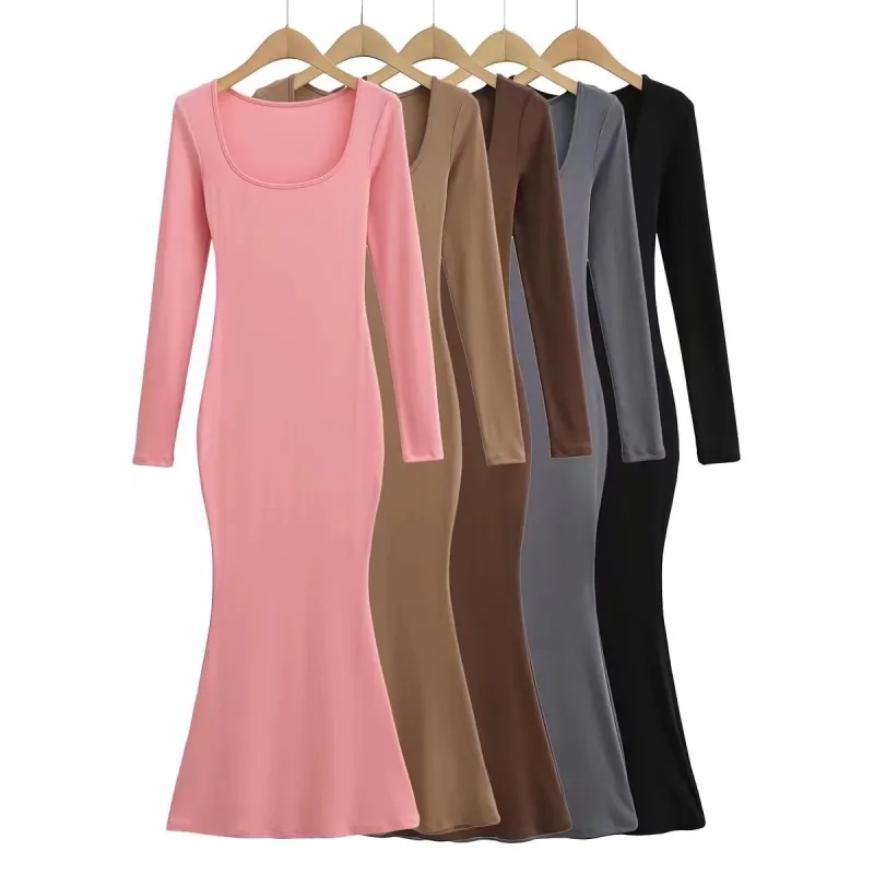 Women's Fashion Tight Cotton Dress