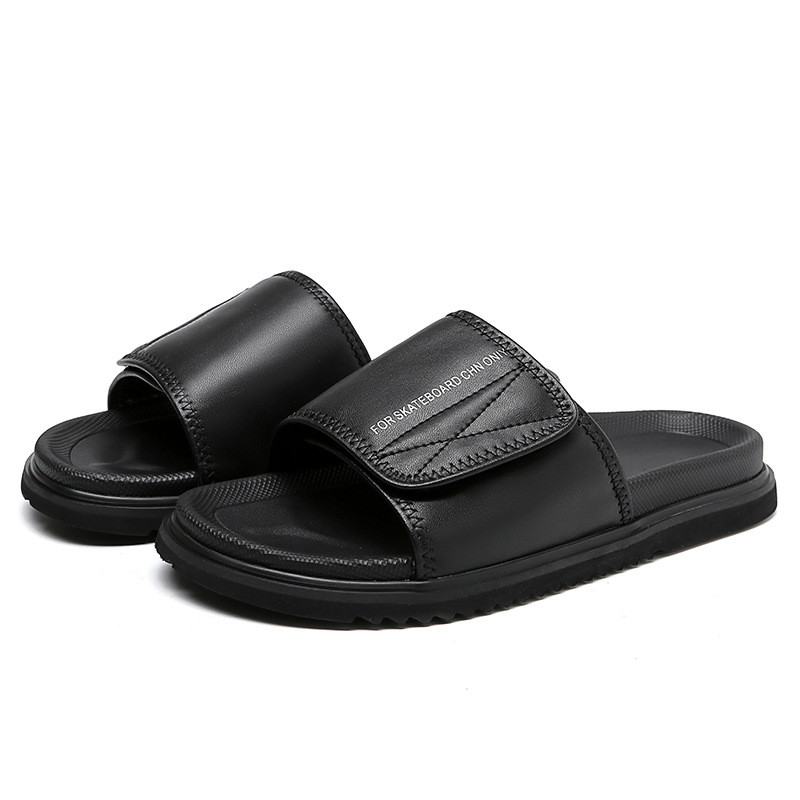 Men's Women's Fashion Leather Summer Sandles Slippers