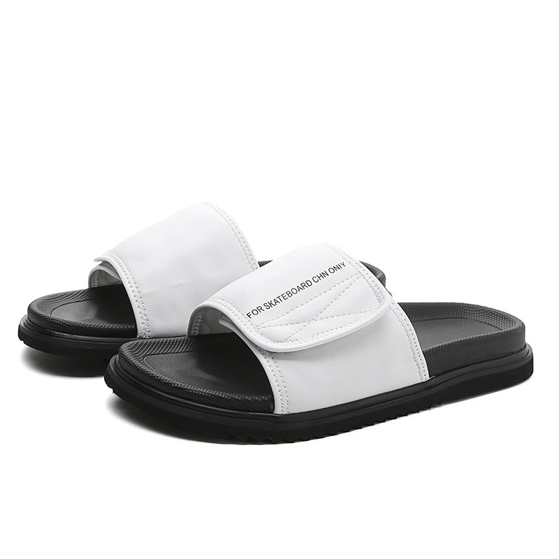 Men's Women's Fashion Leather Summer Sandles Slippers