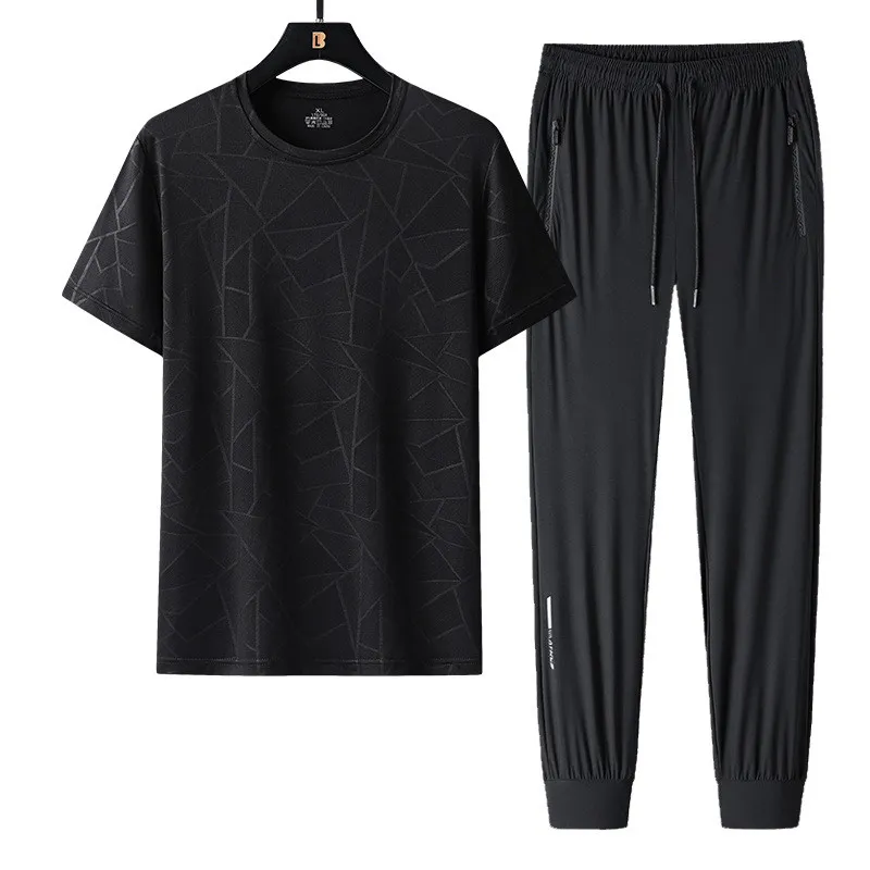 Men's Fashion T-shirt and Long Pants Sets