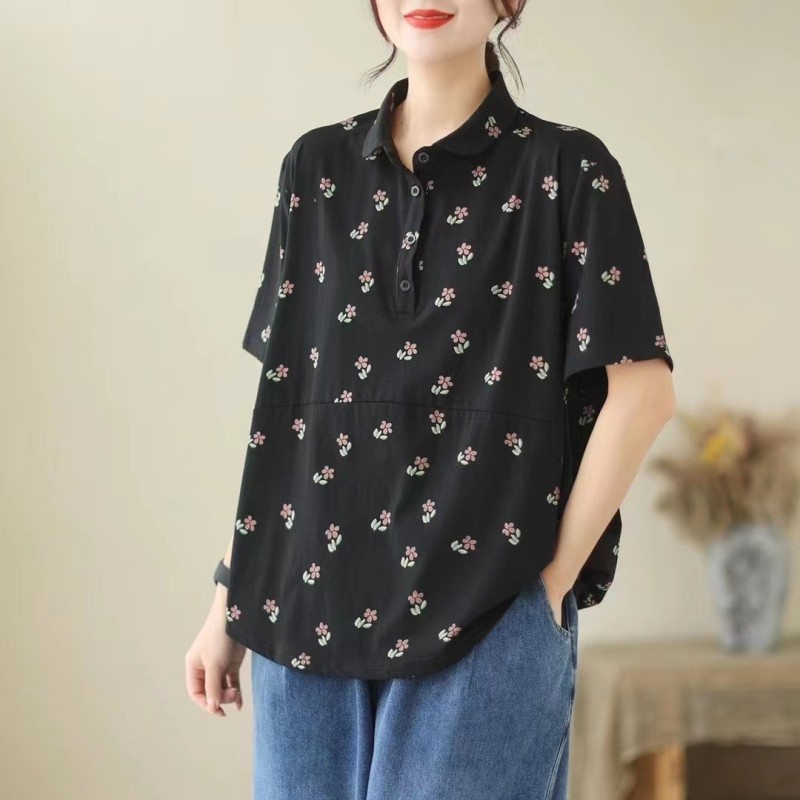 Women's Fashion Summer Floral T-shirt