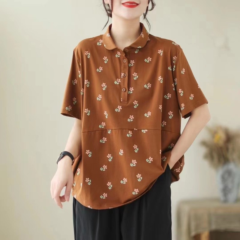 Women's Fashion Summer Floral T-shirt