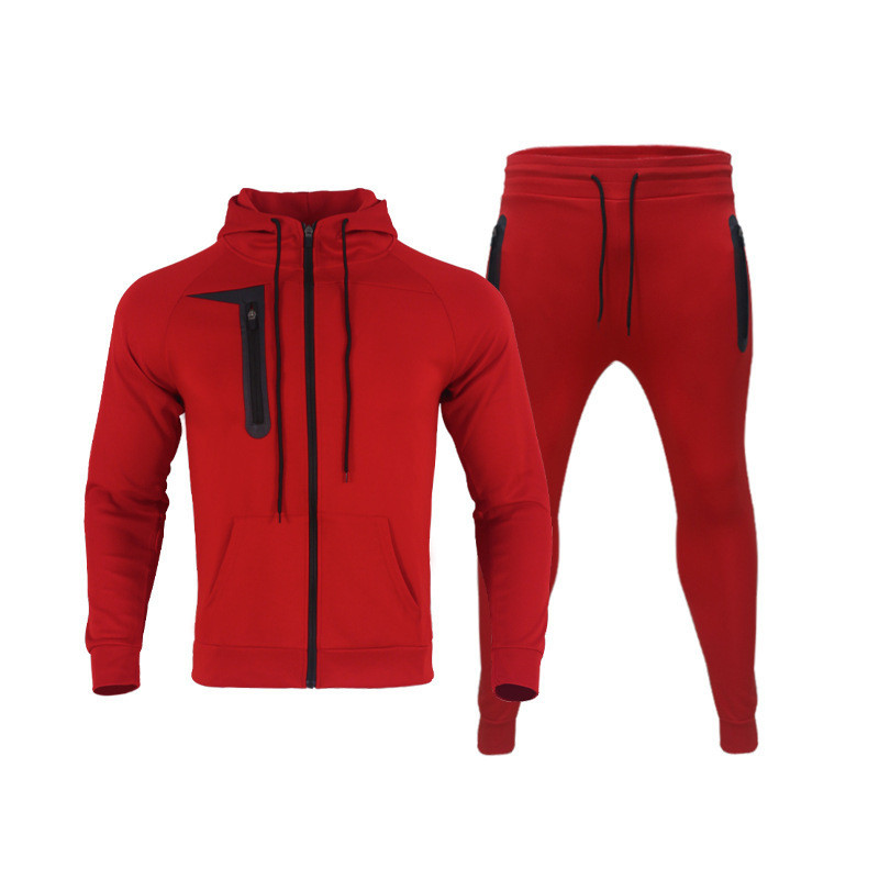 Men's Fashion Sports Fleece Jacket Sets