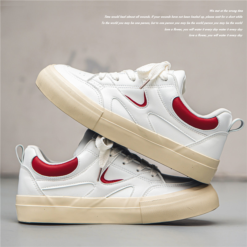 Men's Women's Fashion Leather Flat Casual Shoes