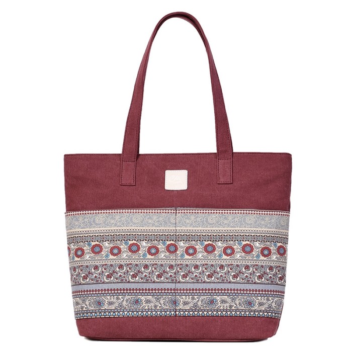 Women's Fashion Floral Shopping Handbag