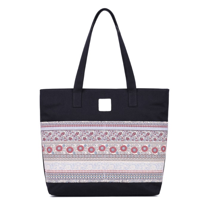 Women's Fashion Floral Shopping Handbag