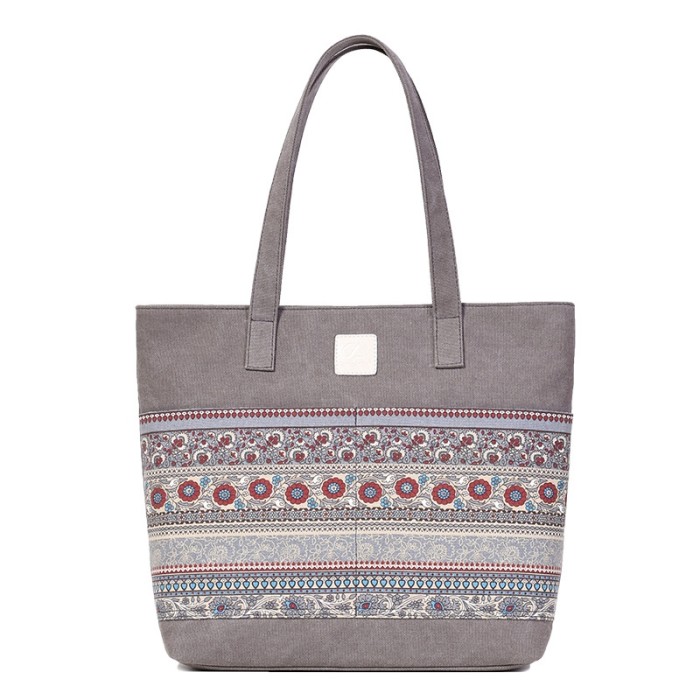 Women's Fashion Floral Shopping Handbag