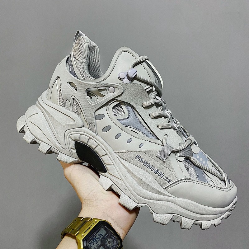 Men's Fashion Casual High Heel Sneakers