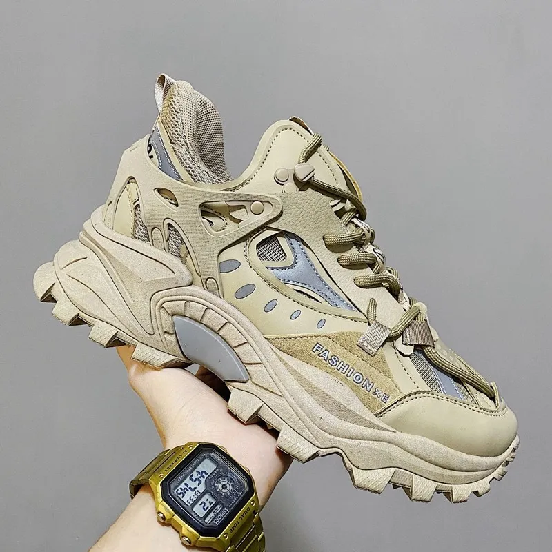 Men's Fashion Casual High Heel Sneakers