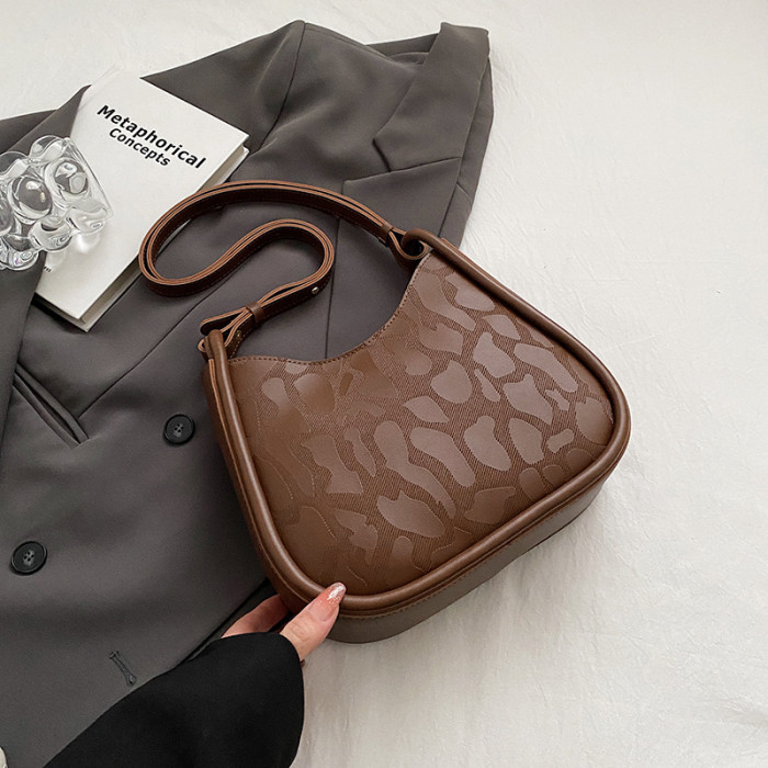 Men's Women's Fashion Leather Shoulder Bags