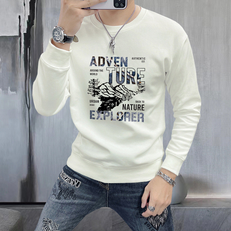 Men's Fashion Cotton Long Sleeve Sweatershirts