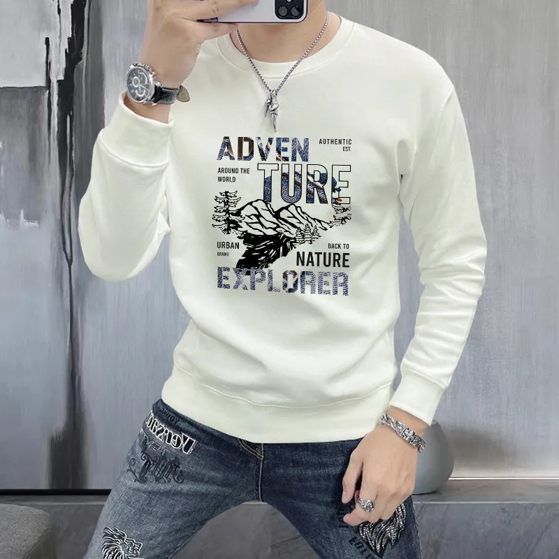Men's Fashion Cotton Long Sleeve Sweatershirts
