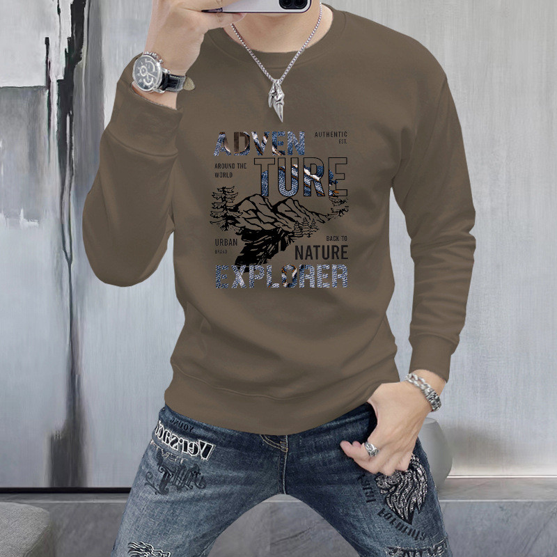 Men's Fashion Cotton Long Sleeve Sweatershirts