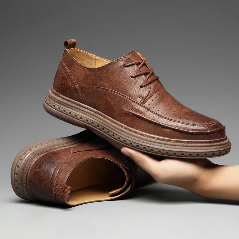 Men's Fashion Leather Casual Formal Shoes