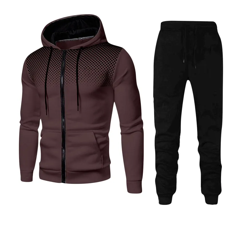 Men's Fashion Sports Sweatshirts Sets