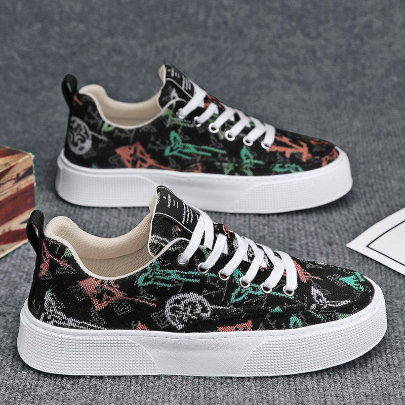 Men's Fashion Full Print Casual Shoes