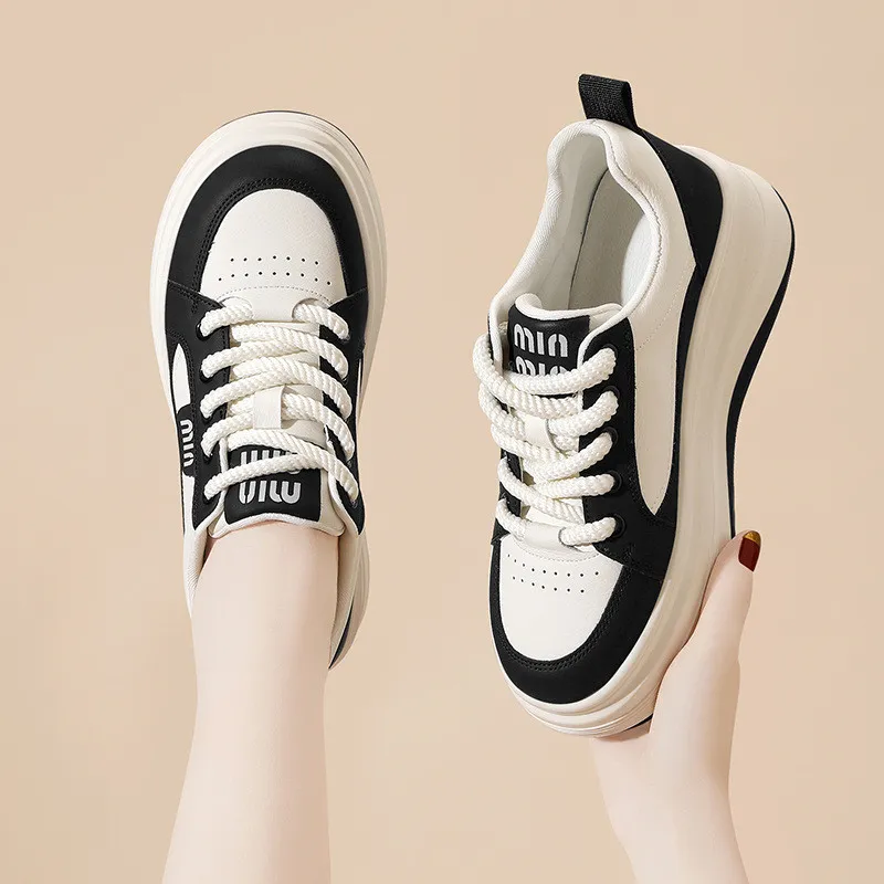 Women's Fashion High Heel Casual Sneakers
