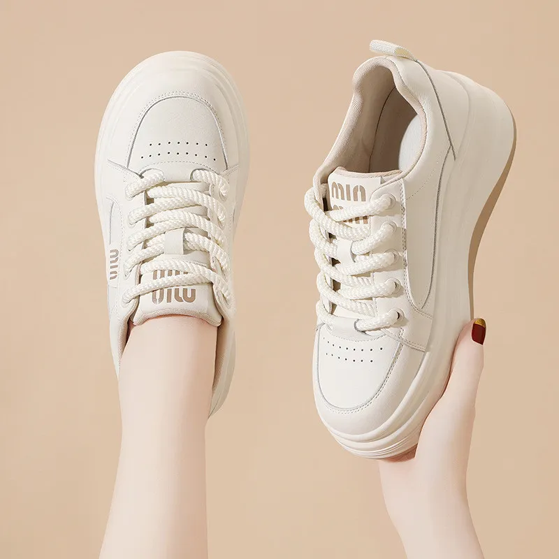 Women's Fashion High Heel Casual Sneakers