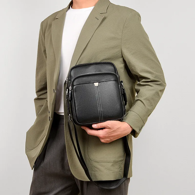 Men's Fashion High Quality Leather Shoulder Bag