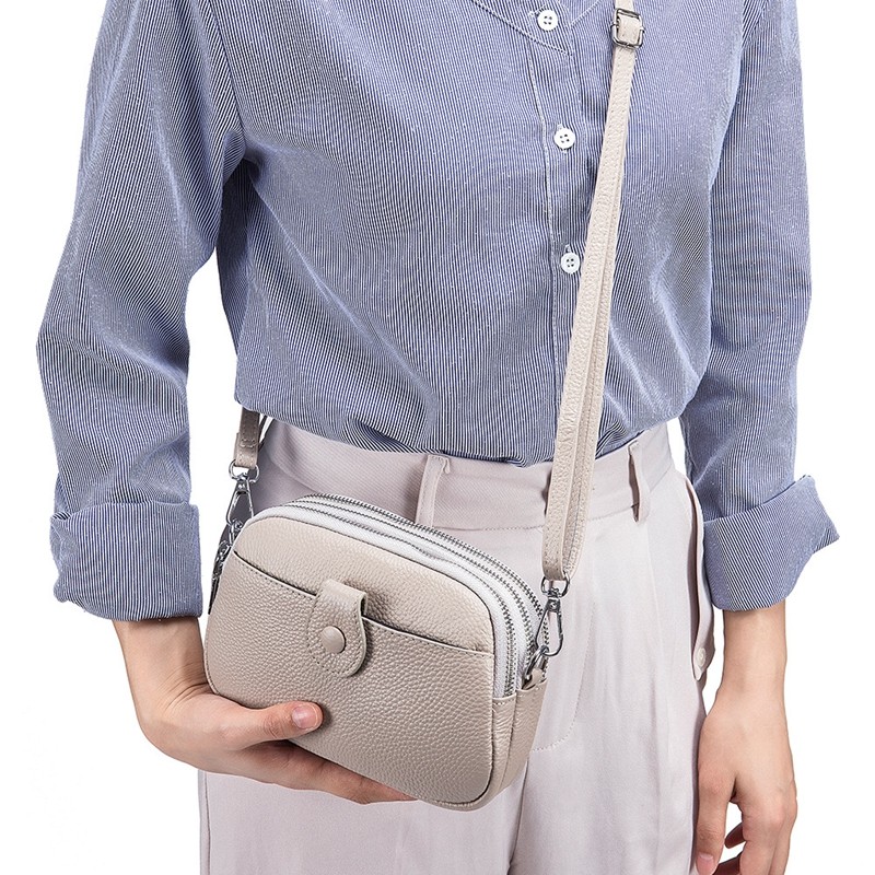 Women's Fashion True Leather Shoulder Bag