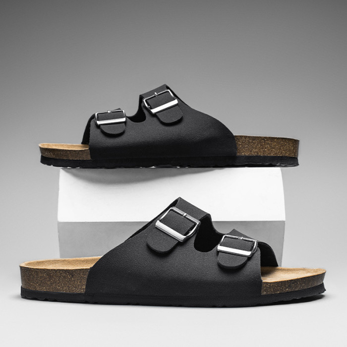 Men's Women's Fashion Leather Casual Sandals