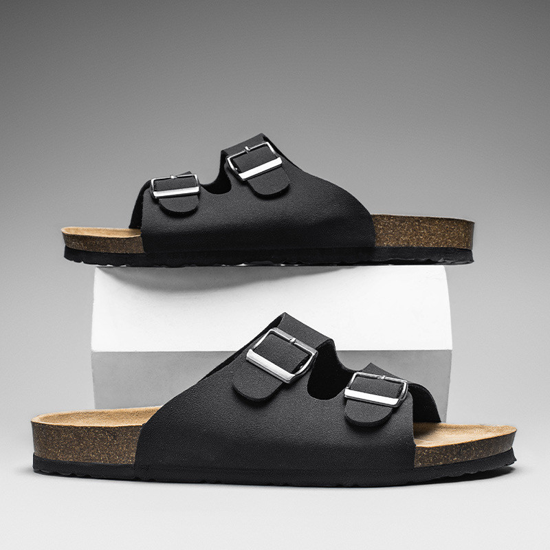Men's Women's Fashion Leather Casual Sandals