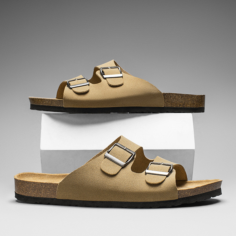 Men's Women's Fashion Leather Casual Sandals