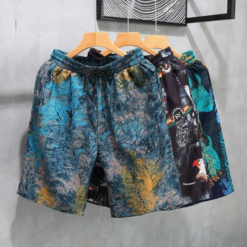 Men's Fashion Summer Floral Sports Shorts