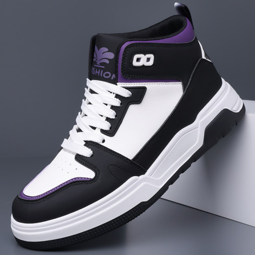 Men's Women's Fashion Leather Casual Sneakers